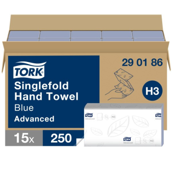 Tork Singlefold Hand Towel BLUE Tork Singlefold Hand Towel BLUE
